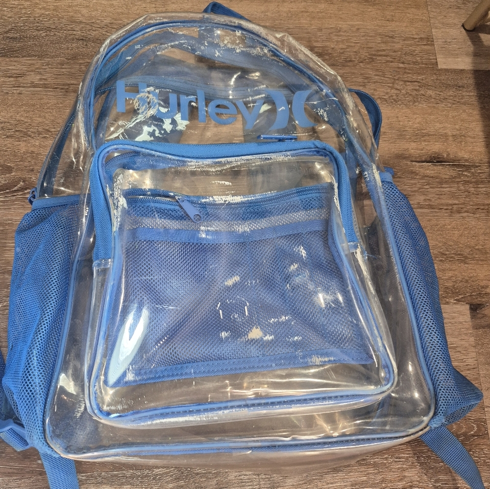 Hurley Transparent Blue Backpack - image 3